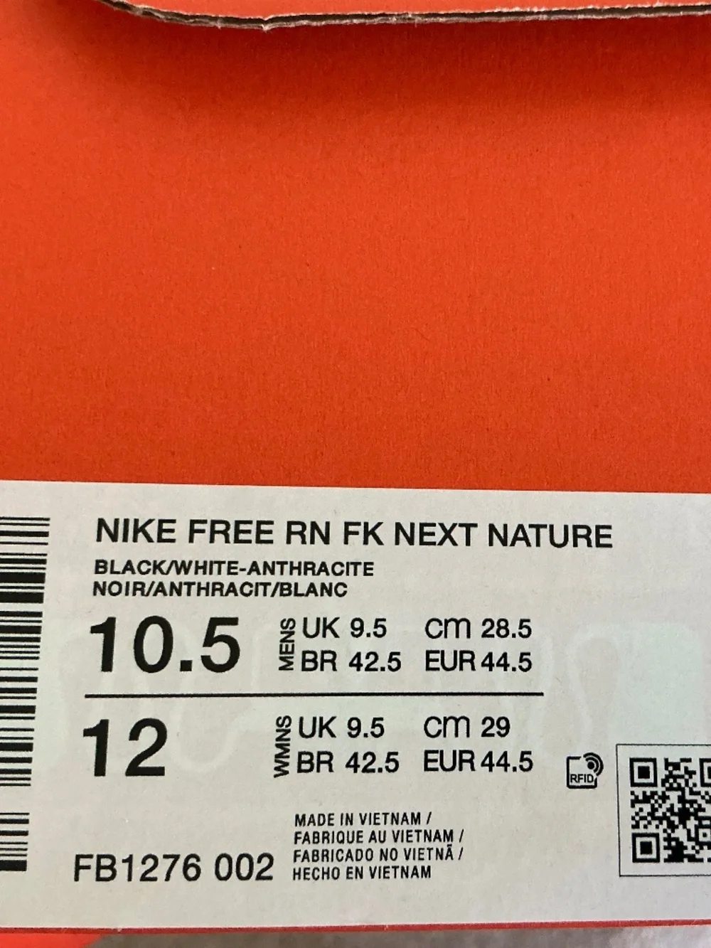 Nike Free RN FK Flyknit Next Nature Men’s Shoes Size 10.5 New FB1276 002